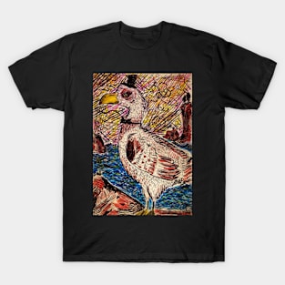 Dapper Gull at Sunset T-Shirt